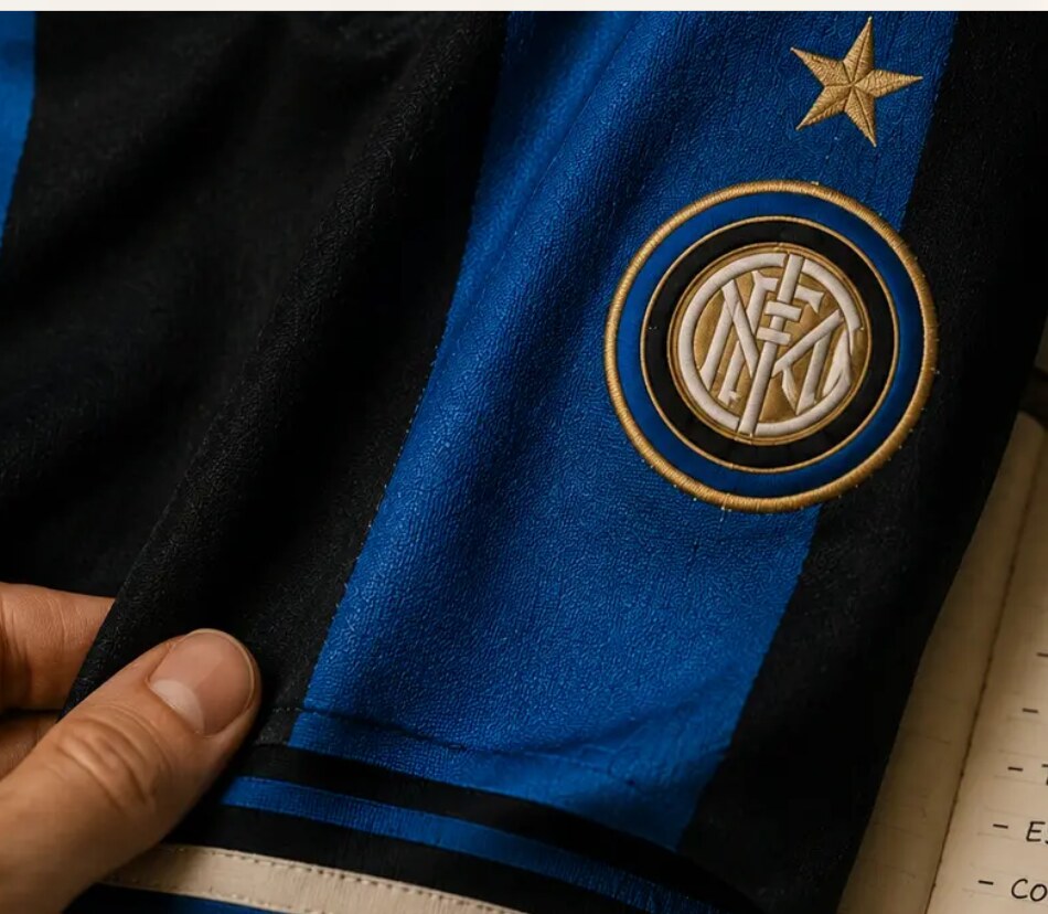 Detalle de una camiseta durante el control de autenticidad